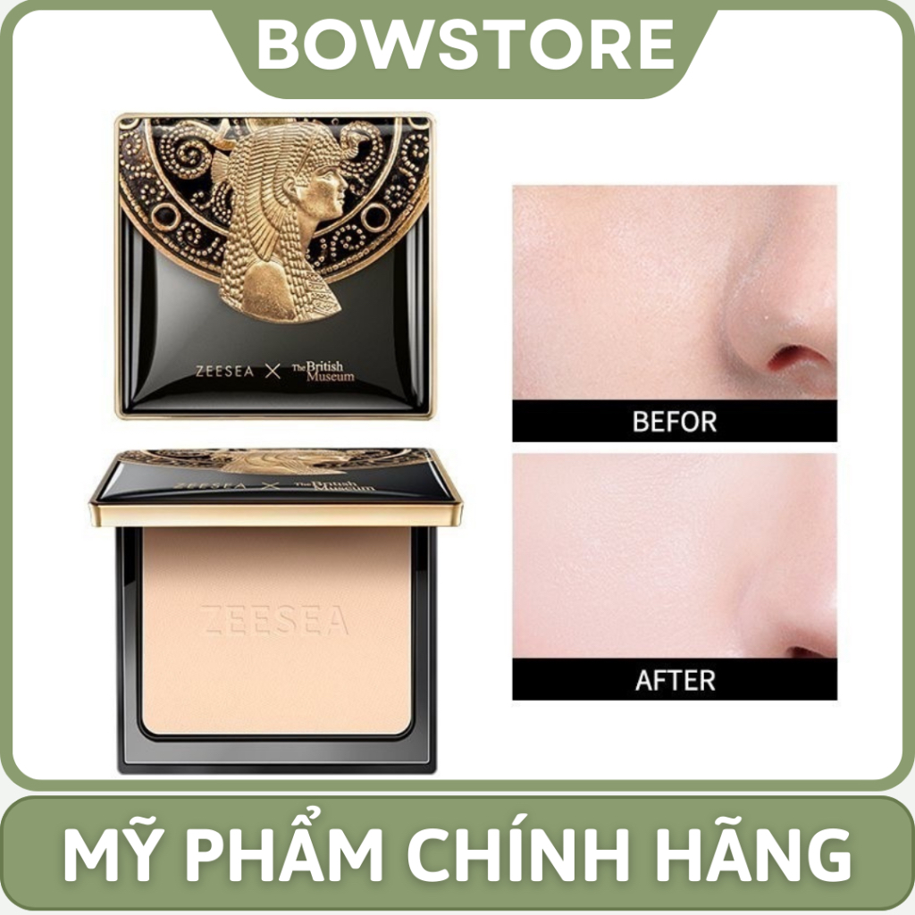 Phấn Phủ Kiềm Dầu ZEESEA Trang Điểm Dạng Nén Che Khuyết Điểm Chống Thấm Nước Mồ Hôi Tránh Trượt Nền