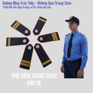 (1 Cặp) Cầu Vải Bảo Vệ, Vệ Sĩ, Phụ Kiện Đồng Phục Bảo Vệ