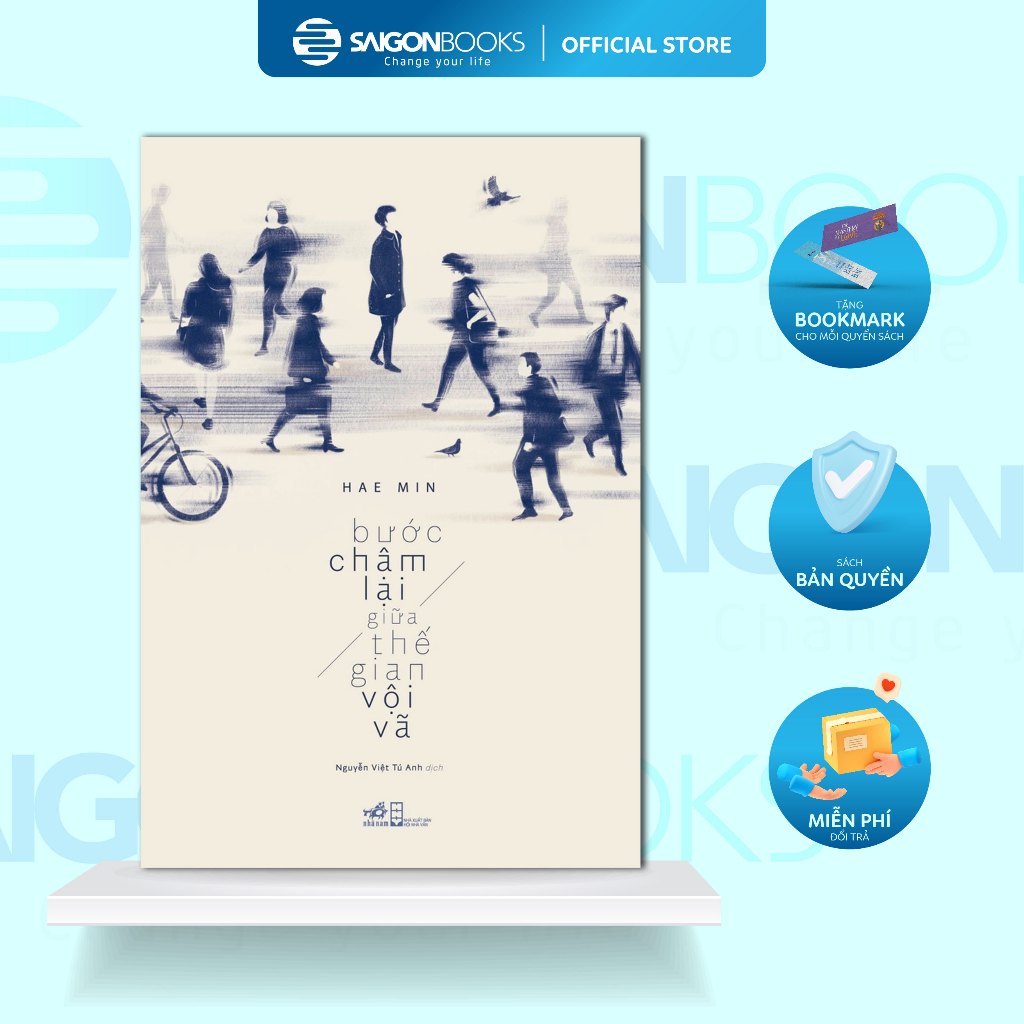 Sách - Bước Chậm Lại Giữa Thế Gian Vội Vã - Hae Min