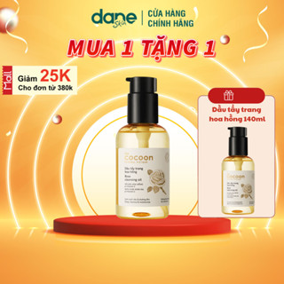 Dầu tẩy trang hoa hồng Cocoon 140ml - Làm sạch sâu lớp trang điểm, bụi bẩn và dầu thừa