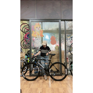 Xe Đạp Thể Thao Fixed Gear & Single Speed - Khung Thép, Vành Nhôm, Kèm Dây Strap & Đồ Lắp