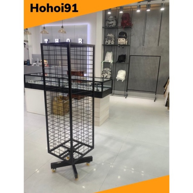 Khung lưới xoay chân bánh xe