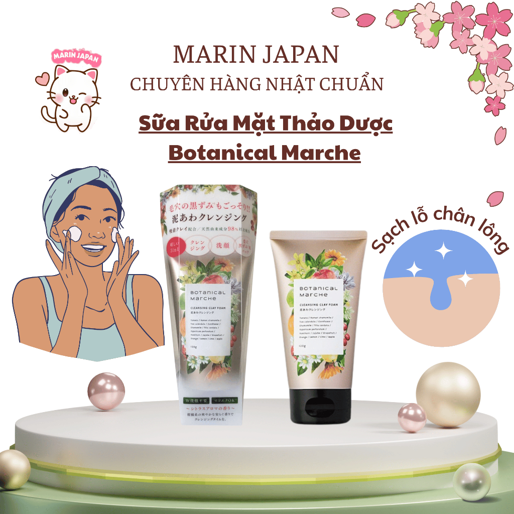 Sửa Rửa Mặt Thảo Mộc Botanical Marche