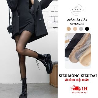 Quần tất giấy GIVENCHI cao cấp hàng xuất Nhật, siêu mỏng, siêu dai, mềm mịn, vô cùng thật chân, thời trang cao cấp