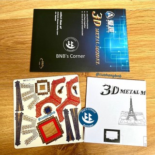 [BNB's Corner] DIY Mô hình kim loại tháp Eiffel tự lắp ráp