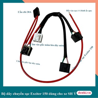  Bộ Dây chuyển sạc Exciter 150 dùng cho xe SH Ý 