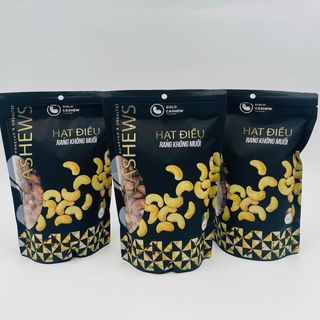 Hạt Điều Vỏ Lụa Rang Tự Nhiên Nguyên Vị Không Muối Hàng Xuất Khẩu Túi Zip 500gr
