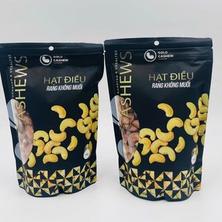 Hạt Điều Vỏ Lụa Rang Tự Nhiên Nguyên Vị Không Muối Hàng Xuất Khẩu Túi Zip 500gr