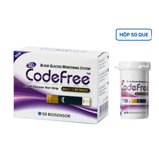 Que thử đường huyết SD CodeFree Hộp 50 que