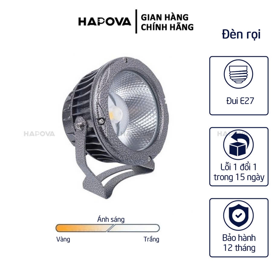 Đèn rọi cột mắt to HAPOVA CORBIN 20W DR 3020