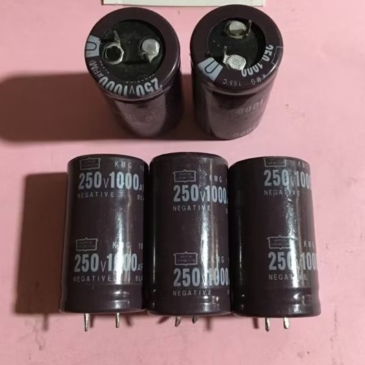 [bộ 5 chiếc]Tụ lọc nguồn 1000uf-250v