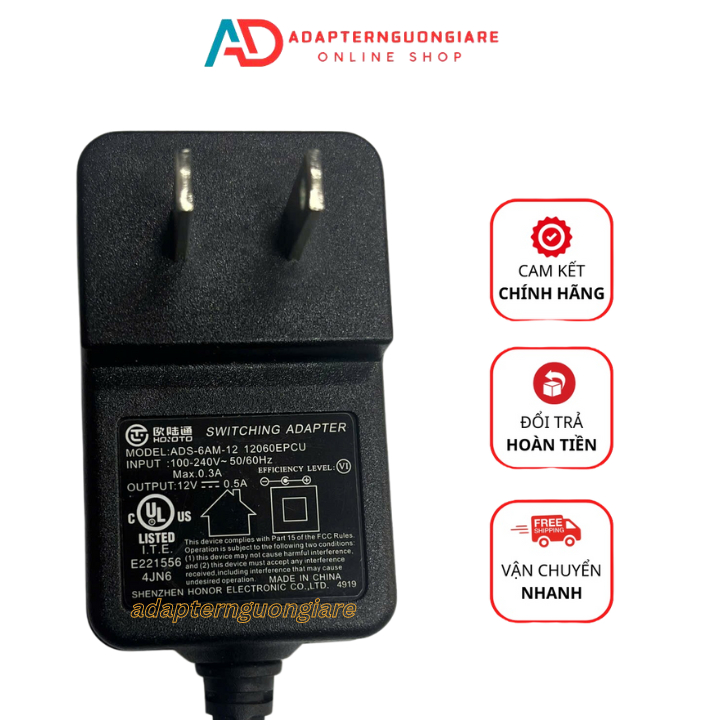 Adapter nguồn 12V 0.5A giá rẻ