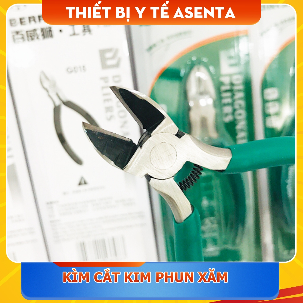Kìm cắt kim phun xăm -  dùng để cắt kim đã qua sử dụng trong máy phun xăm