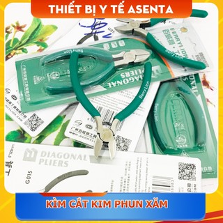 Kìm cắt kim phun xăm -  dùng để cắt kim đã qua sử dụng trong máy phun xăm