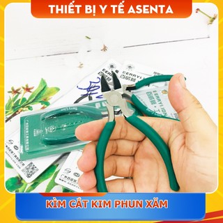 Kìm cắt kim phun xăm -  dùng để cắt kim đã qua sử dụng trong máy phun xăm