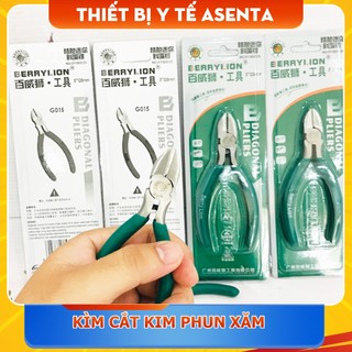 Kìm cắt kim phun xăm -  dùng để cắt kim đã qua sử dụng trong máy phun xăm