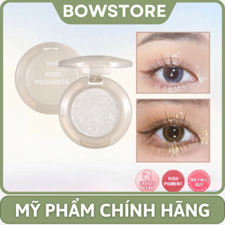 XIXI Nhũ mắt Highlight Bắt Sáng Xixi Lấp Lánh Tạo Hiệu Ứng Bling Bling, Nhũ Bắt Sáng, Viền Nhũ Mắt Lâu Trôi