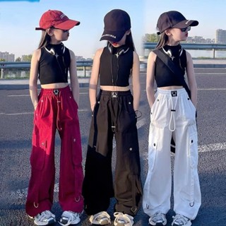 [Pure Born Kids] Quần jogger có dây, Quần ống suông túi hộp dành cho bé Trai bé gái (10-35kg<1m40cm)