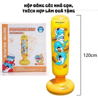 Đồ chơi đấm bốc trụ hơi anhdochoi tự cân bằng thế hệ mới cho bé tập luyện tại nhà [HÀNG CAO CẤP]