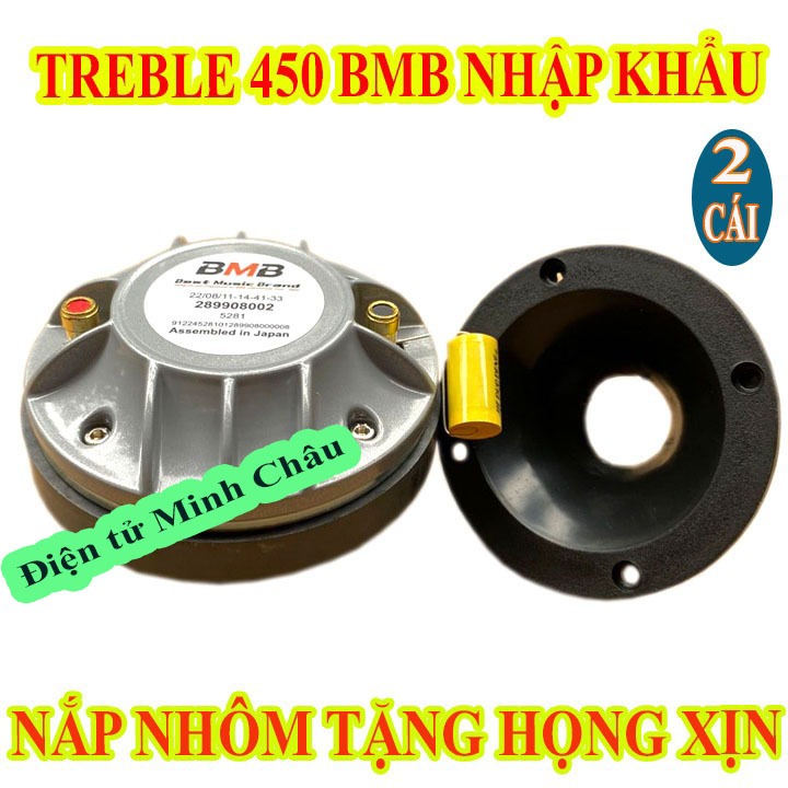 LOA TREBLE KÈN 450 NẮP NHÔM HIỆU BMB CAO CẤP NHẬP KHẨU TẶNG KÈM ỐC HỌNG XỊN- GIÁ 2 LOA