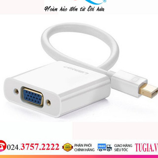 Cáp mini displayport sang vga hỗ trợ 1920*1080 ugreen -hàng chính hãng