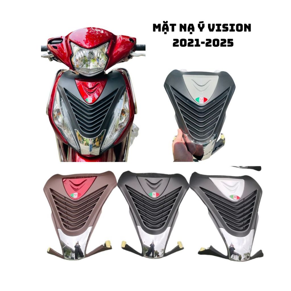 Mặt Nạ Vision Kiểu dáng Ý Xe Máy Honda Vision 2021-Vision 2026 Nhựa Cao Cấp