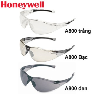 Kính bảo hộ Honeywell A800 màu bạc / trắng /đen  kính chống bụi, kính đi đường kiểu dáng sang trọng Kính bảo hộ lao động