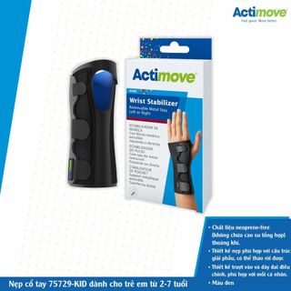 Nẹp cổ tay 75729-KID dành cho trẻ em từ 2-7 tuổi Actimove Wrist Stabilizer