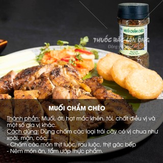Muối chẩm chéo Tây Bắc (Muối chấm thịt,hoa quả)