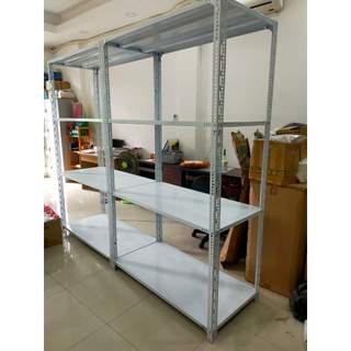 Kệ sắt v lỗ đa năng tải nhẹ (Dài 1m x rộng 0.4m x cao 1.5m x 4 tầng)