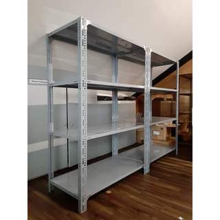Kệ sắt v lỗ đa năng tải nhẹ (Dài 1m x rộng 0.4m x cao 1.5m x 4 tầng)