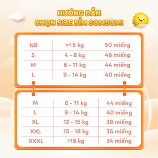 [MUA 1 TẶNG 1 QUÀ] Tã Bỉm Dán Somsomi Công nghệ Hàn Quốc Mềm - Mỏng - Mịn cho bé size NB,S,M,L