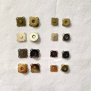 Nút nam châm nút hít dạng khâu handmade làm túi