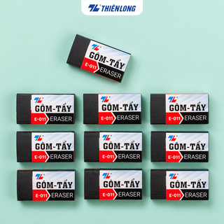 Gôm tẩy chì 2B Thiên Long E-011 siêu mềm , không mùi, không để lại vết đen của chì trên giấy