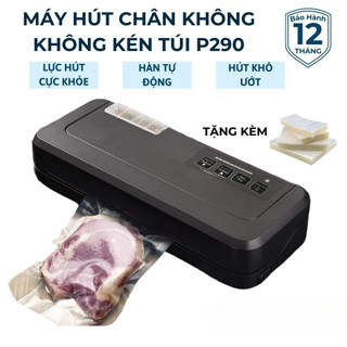  Máy Hút Chân Không Gia Đình Không Kén Túi P290 - Bảo Hành 12 Tháng - Công Suất Hút Mạnh Mẽ Hàn Tự Động Dễ Sử Dụng 