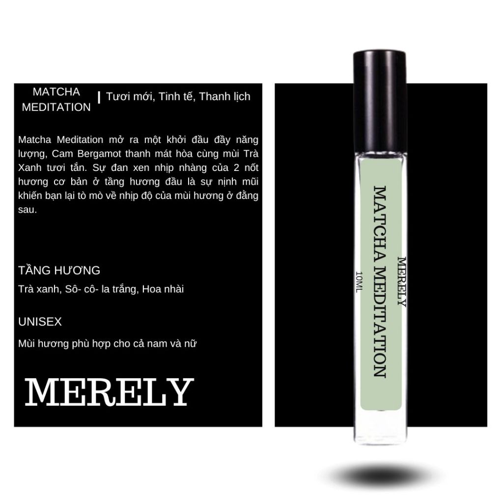 Nước Hoa MERELY Matcha Meditation 10ml