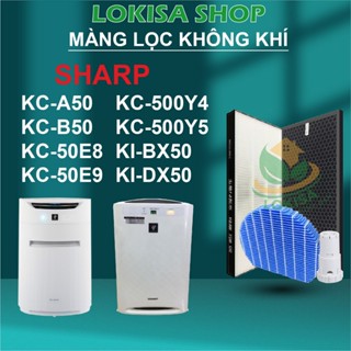 Màng lọc không khí sharp KC-A50 B50 KC-50E 500Y4/5 KI-BX50 DX50, Bộ lọc không khí sharp