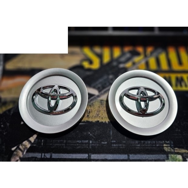 Logo chụp mâm, ốp lazang bánh xe ô tô Toyota Fortuner TRD (2009-2011), Toyota Camry (2000-2003) - Mà