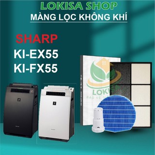 Màng lọc không khí sharp KI-EX55 KI-FX55, Màng lọc hepa màng lọc bù ẩm màng lọc than hoạt tính