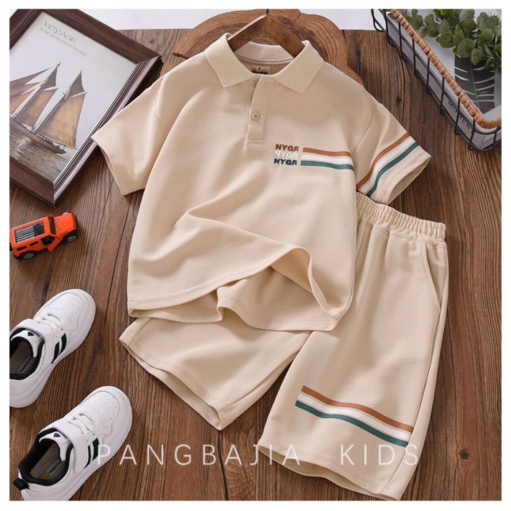 Bộ quần áo phối tay kẻ cho bé trai, set đồ cho bé trai từ 14kg đến 50kg (POLO KẺ )