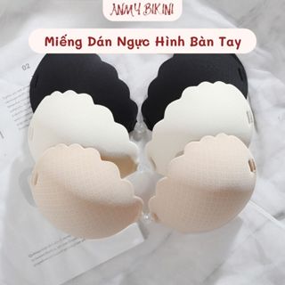   Hàng loại 1 Cài tròn Miếng Dán Ngực Hình Bàn Tay Thiết Kế Sóng Cài Tròn Tiện Dụng Siêu Dính Tạo Khe Ôm Trọn Nâng Ngực 