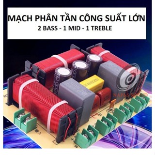GIÁ 1 CHIẾC - MẠCH PHÂN TẦN 4 LOA CÔNG SUẤT LỚN - 2 BASS 1 MID 1 TRÉP - PHÂN TẦN 4 ĐƯỜNG TIẾNG