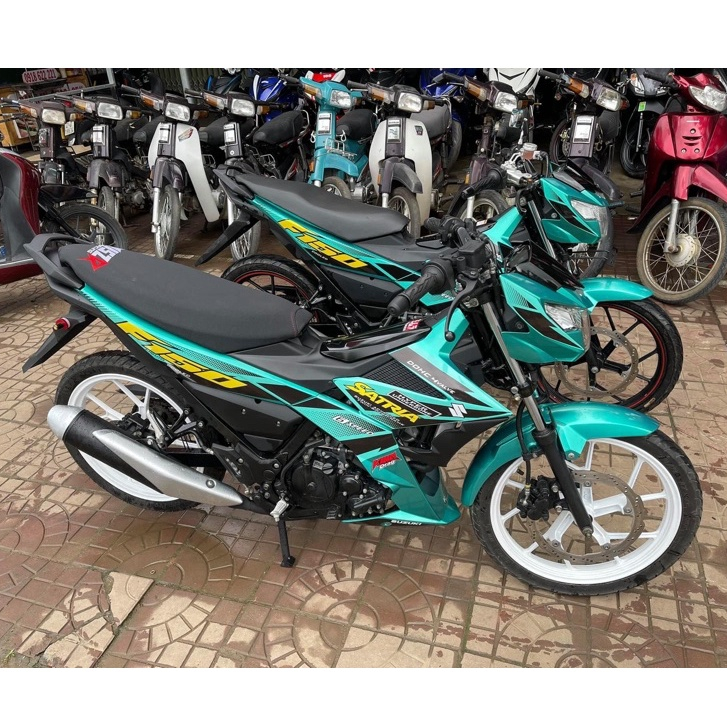 tem rời satria xanh lục bảo