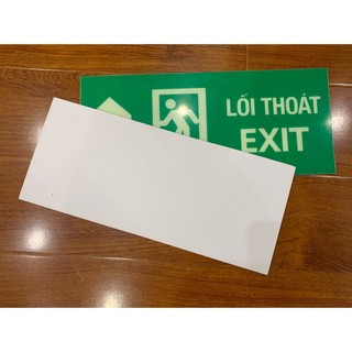 Bảng dạ quang chỉ dẫn thoát hiểm exit dán tường