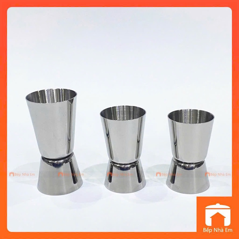 Ly Đong Pha Chế Inox 3 Size (Jigger) - Hàng Cao Cấp