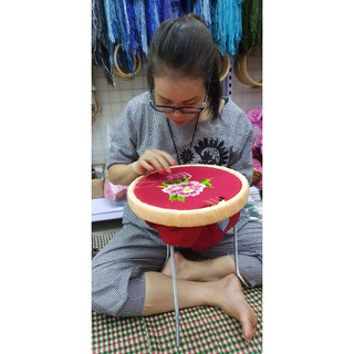 🔥KHUNG THÊU SẮT CÓ CHÂN BỀN CHẮC, CĂNG VẢI HOÀN HẢO CHO NGƯỜI HỌC THÊU VÀ THỢ THÊU CHUYÊN NGHIỆP 🔥