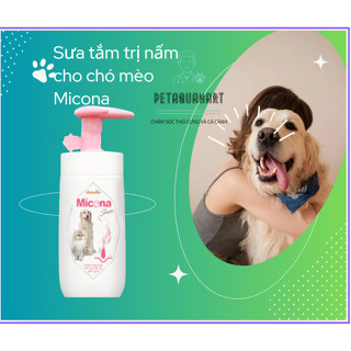 Sữa tắm trị nấm và viêm da cho chó và mèo micona Vemedim