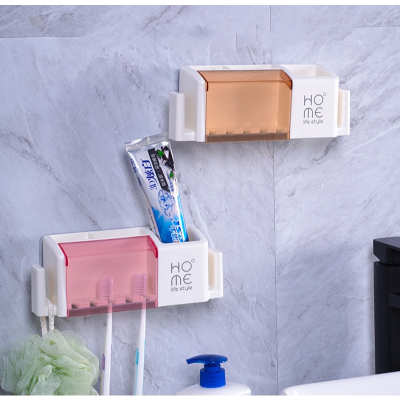 Kệ để Bàn Chải, Kem Đánh Răng Dán Tường -E2