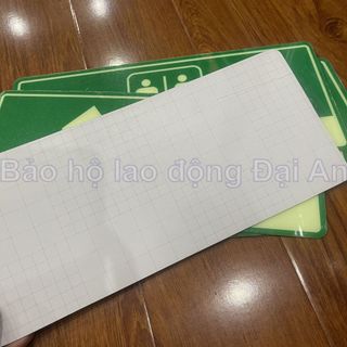 Bảng chỉ dẫn thoát hiểm exit dạ quang 15 x 35cm (có sẵn keo sau)