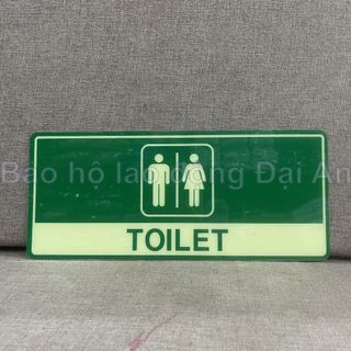Bảng chỉ dẫn thoát hiểm exit dạ quang 15 x 35cm (có sẵn keo sau)